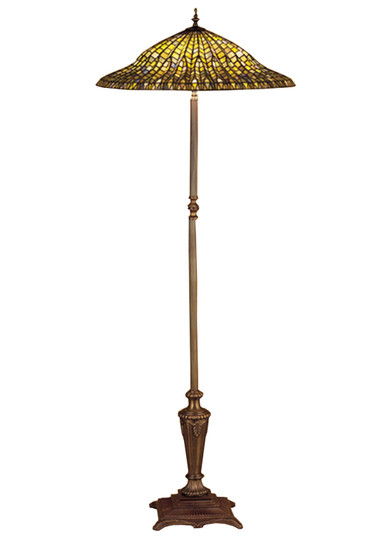 Tiffany Lotus Leaf Floor Lamp in Antique Copper (57|30994)
