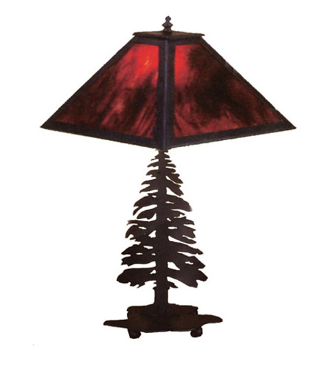 Tall Pines Two Light Table Lamp in Black Metal (57|26724)