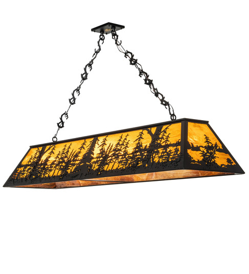 Tall Pines 11 Light Pendant in Black Metal (57|261972)