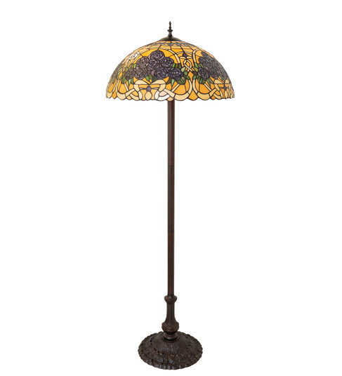 Rose Bouquet Three Light Floor Lamp in Mahogany Bronze (57|261308)