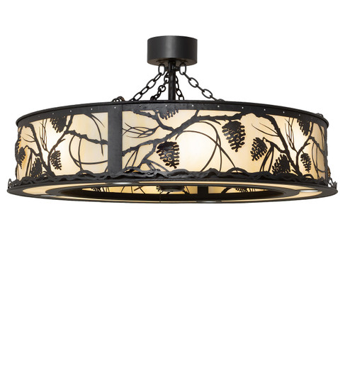 Whispering Pines 12 Light Chandel-Air in Wrought Iron (57|259905)