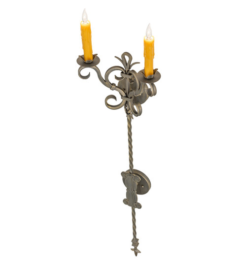 Palmira Two Light Wall Sconce in Custom,Antique Brass (57|255162)