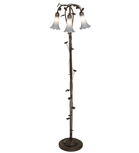 Gray Three Light Floor Lamp in Mahogany Bronze (57|255132)