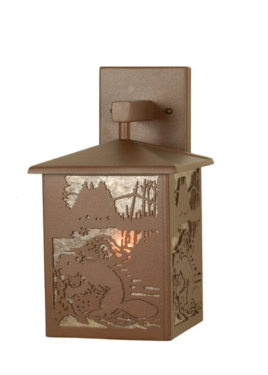 Beaver At Work LED Wall Sconce in Rust (57|254801)