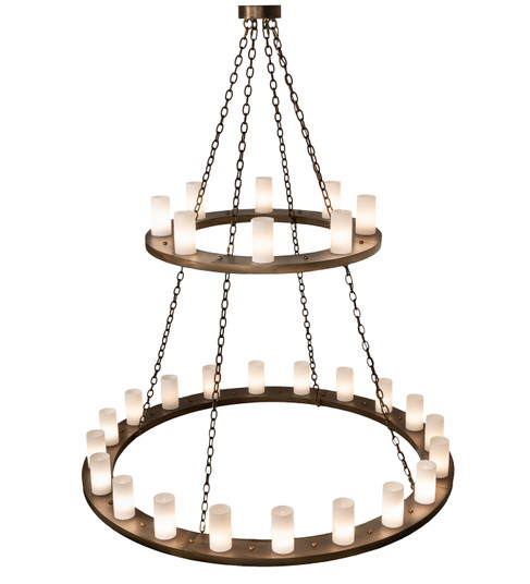 Loxley LED Chandelier in Antique Copper (57|250085)