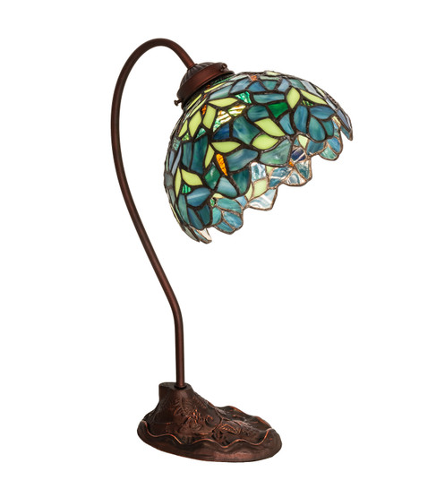 Nightfall Wisteria One Light Desk Lamp in Mahogany Bronze (57|247786)
