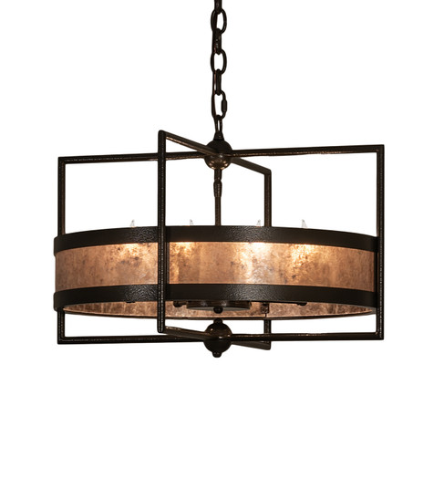 Aldari Eight Light Chandelier in Bronze (57|247648)