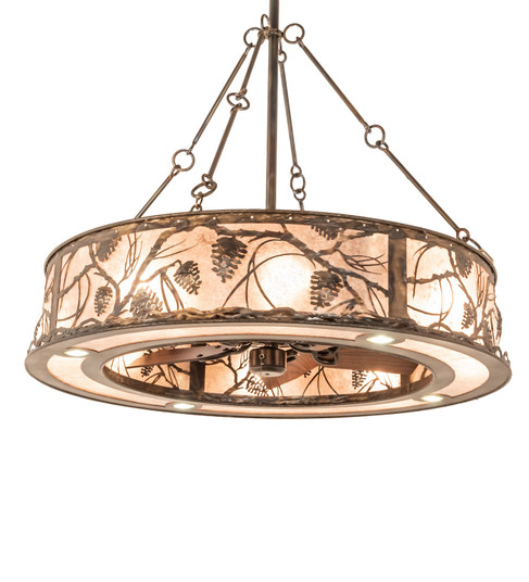 Whispering Pines 16 Light Chandel-Air in Vintage Copper (57|247420)