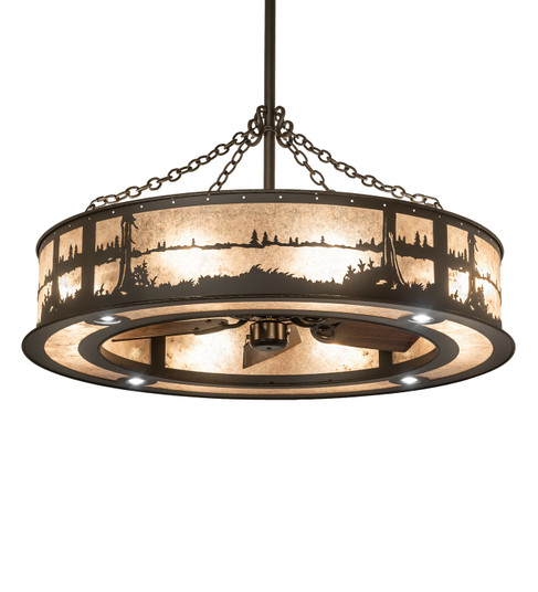 Quiet Pond 12 Light Chandel-Air in Oil Rubbed Bronze (57|244570)