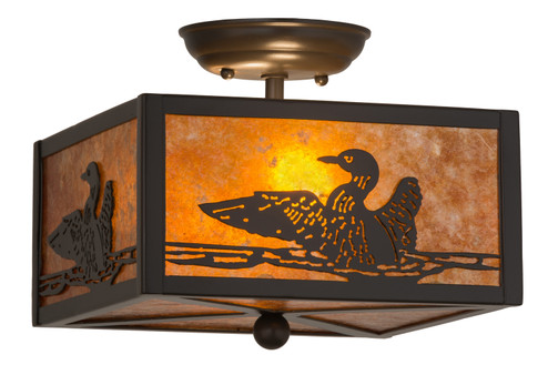 Loon Two Light Flushmount in Timeless Bronze (57|23988)