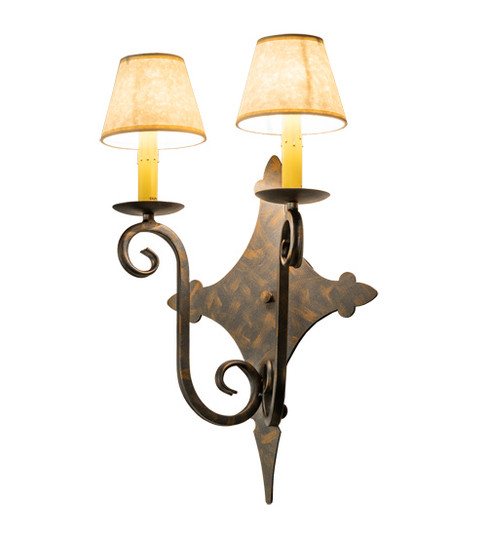 Angelique Two Light Wall Sconce in French Bronzed (57|237715)