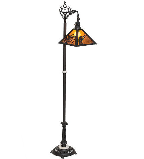 Loon One Light Floor Lamp in Wrought Iron (57|232664)