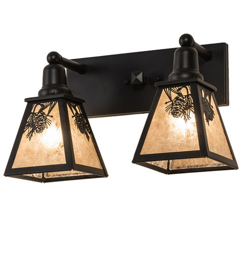 Winter Pine Two Light Vanity in Wrought Iron (57|232545)