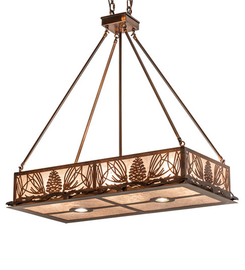 Mountain Pine Eight Light Pendant in Vintage Copper (57|227680)