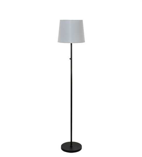 Cilindro One Light Floor Lamp in Black Metal (57|227649)