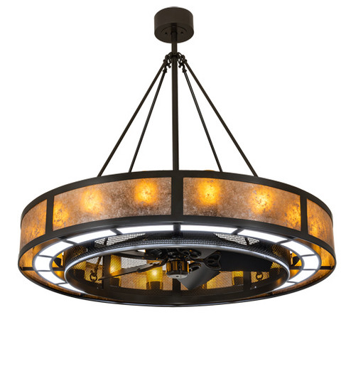 Smythe Craftsman LED Chandel-Air in Timeless Bronze (57|222207)