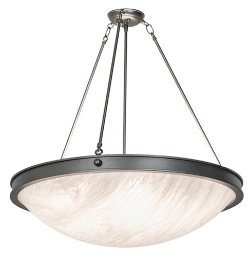 Dionne Six Light Pendant in Black Metal,Pewter (57|219605)