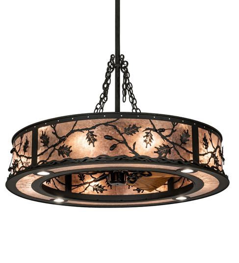 Oak Leaf & Acorn Eight Light Chandel-Air in Oil Rubbed Bronze (57|212960)