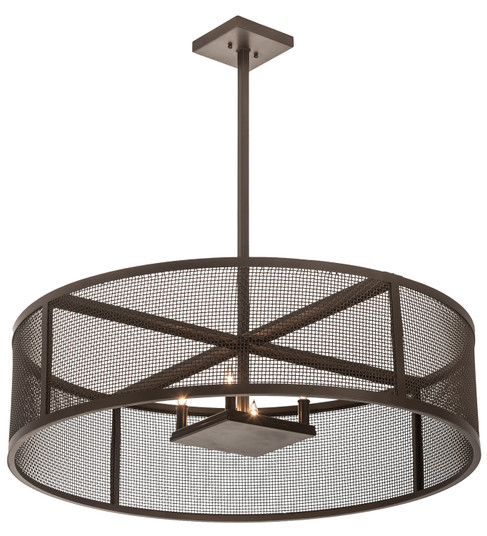 Cilindro Four Light Pendant in Bronze (57|199482)