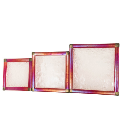 Metro Fusion 3 Pieces Serving Tray Set in Clear/Red/Green (57|199388)