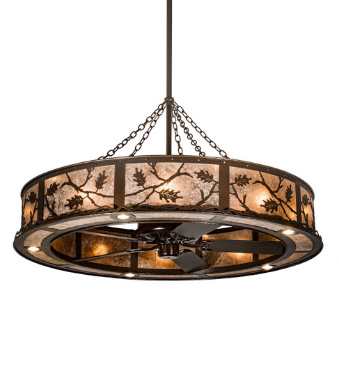 Oak Leaf 20 Light Chandel-Air in Copper Vein (57|196223)