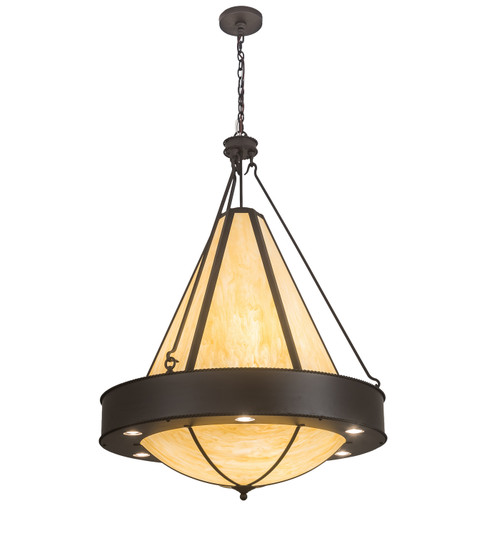 Obsidian 12 Light Pendant in Antique Copper (57|195558)