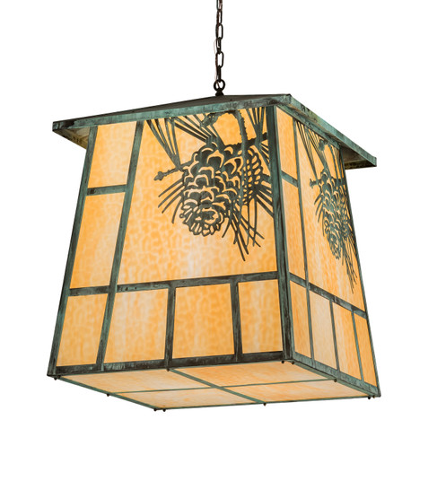 Stillwater Four Light Pendant in Craftsman Brown (57|192917)