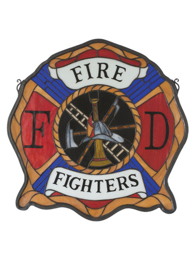 Fireman'S Shield Window in Wrought Iron (57|18999)