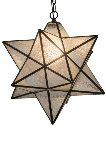 Moravian Star One Light Pendant in Oil Rubbed Bronze (57|184049)