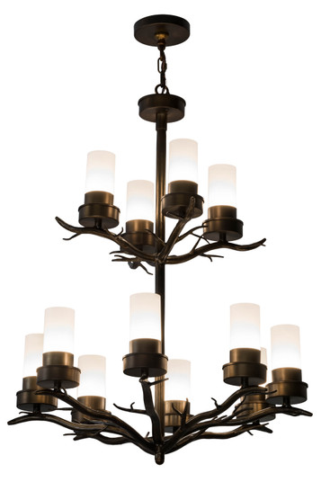 Winter Solstice 12 Light Chandelier in Antique Copper (57|181607)