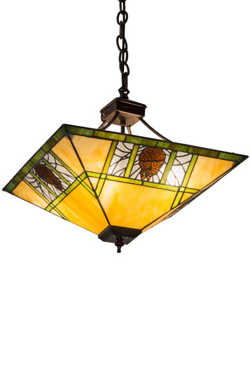 Pinecone Ridge Four Light Pendant in Mahogany Bronze (57|180479)