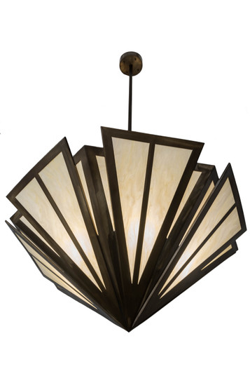 Brum Six Light Pendant in Antique Copper (57|179811)