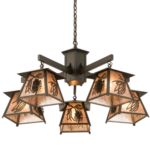 Scotch Pine Five Light Chandelier in Antique Copper (57|178527)