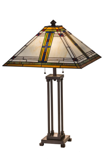 Nevada Two Light Table Lamp in Mahogany Bronze (57|177348)