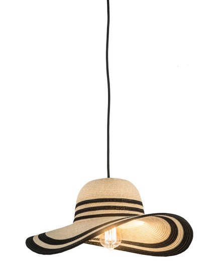 Castiliolite Cappelli One Light Pendant in Black Metal (57|177157)