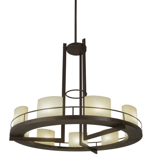 Loxley Nine Light Chandelier in Mahogany Bronze (57|176957)