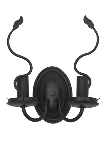 Tuscan Vineyard Two Light Wall Sconce Hardware in Black Metal (57|176831)