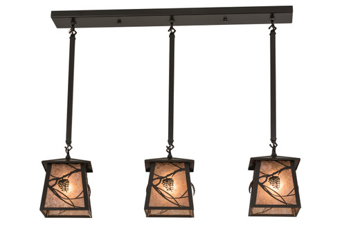 Whispering Pines Three Light Island Pendant in Timeless Bronze (57|175752)