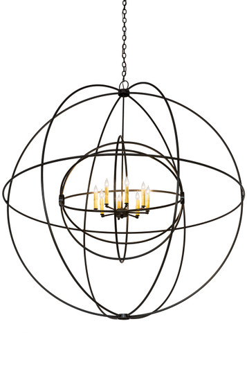 Atom Enerjisi Eight Light Chandelier in Timeless Bronze (57|175340)