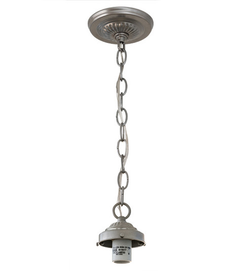 Quadrato One Light Pendant Hardware in Nickel (57|172423)