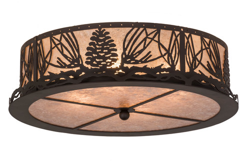 Mountain Pine Four Light Flushmount in Oil Rubbed Bronze (57|171361)