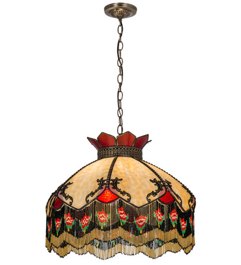 Isabella Three Light Pendant in Antique Brass (57|164613)