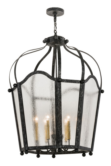 Citadel Six Light Pendant in Black Metal (57|162523)