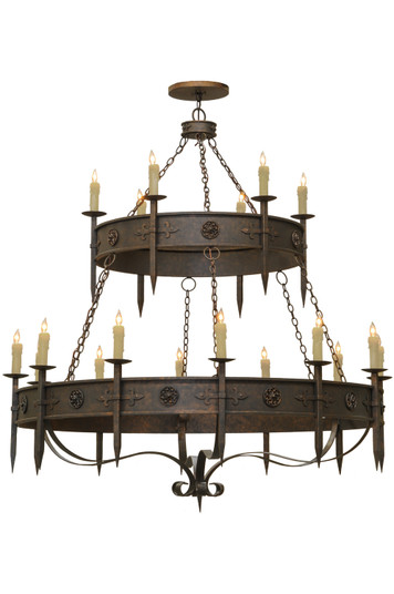 Calandra 18 Light Chandelier in Verdigris (57|162417)