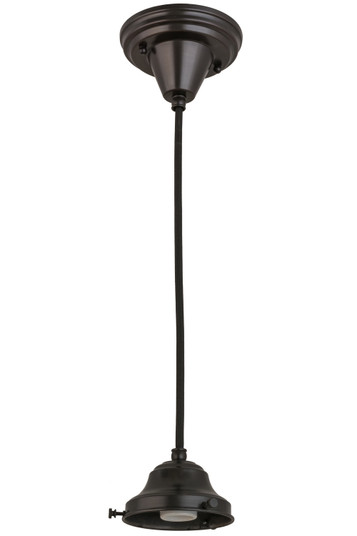 Ranchero One Light Pendant Hardware in Black Metal,Craftsman Brown (57|161366)