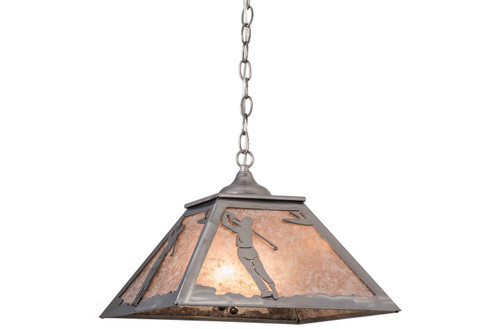 Golf Two Light Pendant in Steel (57|160480)