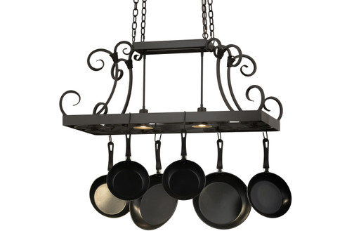 Caiden Two Light Pot Rack in Timeless Bronze (57|158845)