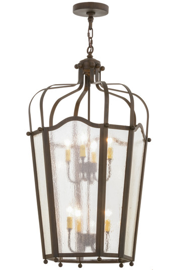 Citadel Eight Light Pendant in Black Metal,Rust (57|157665)