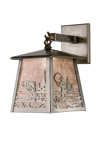 Fly Fisherman One Light Wall Sconce in Steel (57|15684)