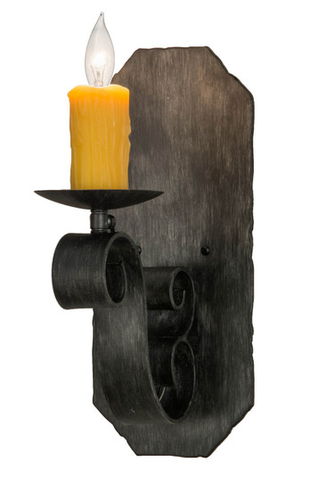 Renzo One Light Wall Sconce in Black Metal (57|155248)